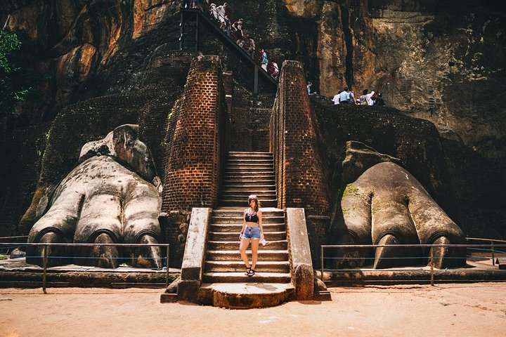 Starting Steps of Sigiriya, Srilanka.